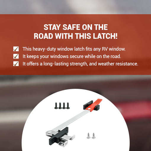 RV Emergency Window Latch