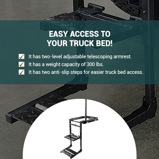 Retractable Truck Tailgate Step