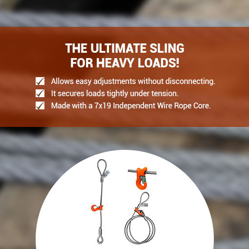 Single Leg Wire Rope Sling