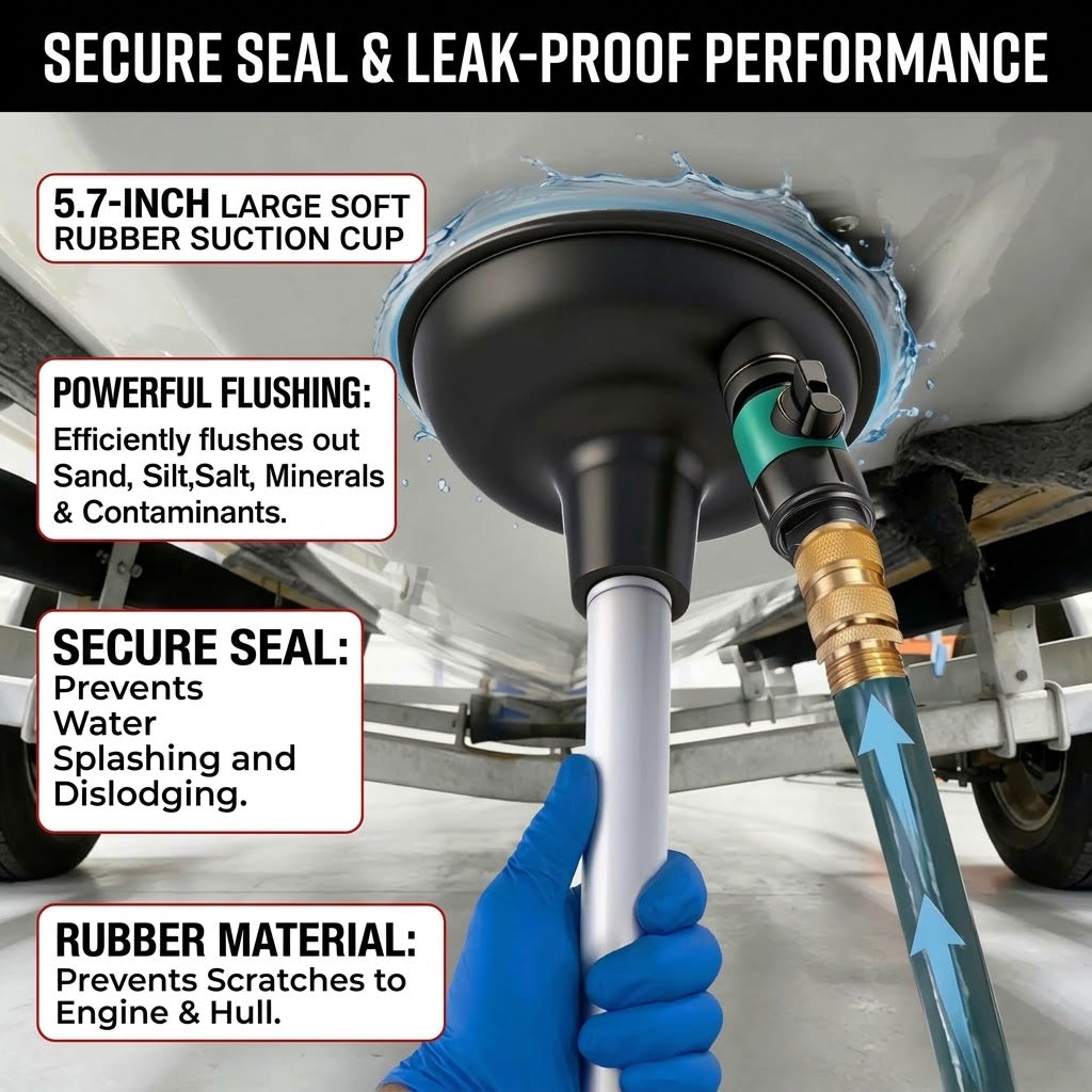 Quick Connect Universal Inboard Engine Motor Flusher