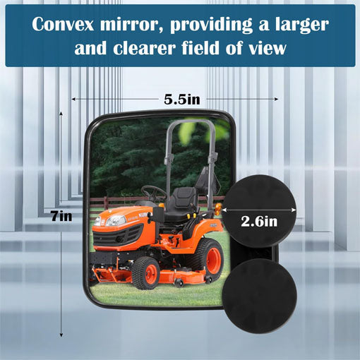 Magnetic Tractor Side Mirrors