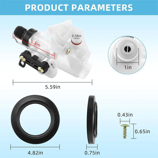 RV Toilet Water Valve Replacement