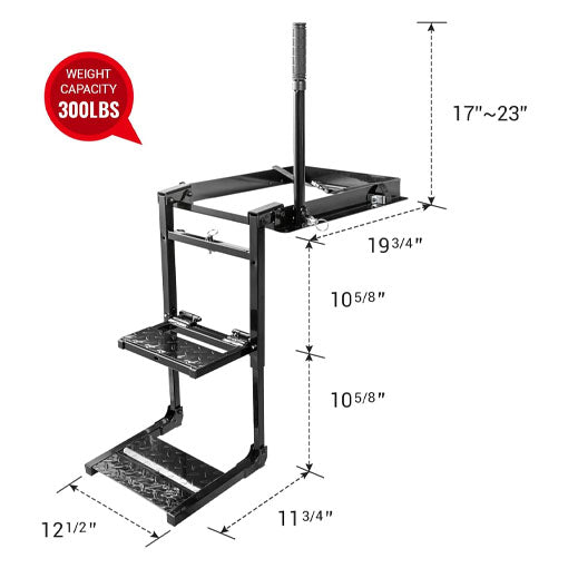 Retractable Truck Tailgate Step