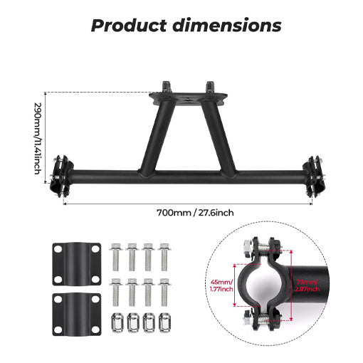 UTV Spare Tire Carrier Mount