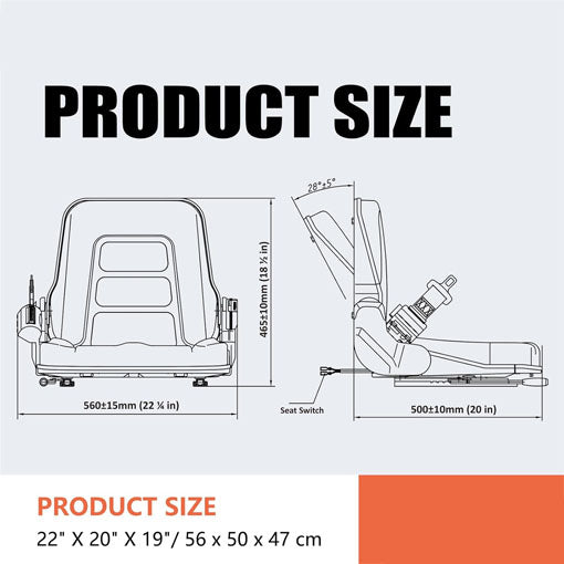 Universal Forklift Seat