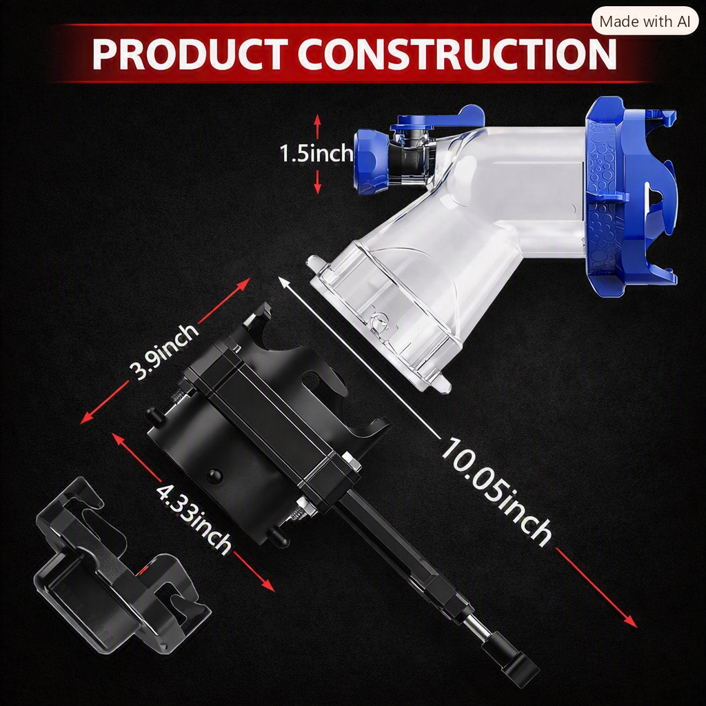 RV Tank Rinser with Gate Valve and Backflow Preventer
