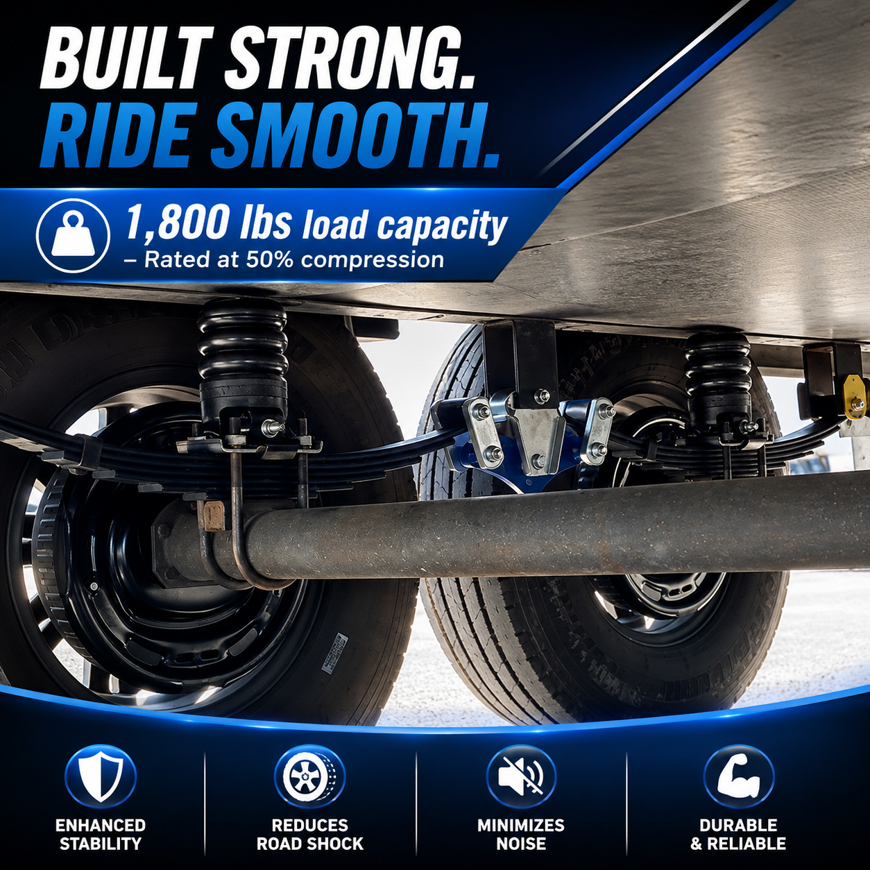 Trailer Axle Helper Suspension Spring Set