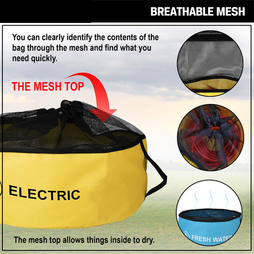 4-Pack Waterproof RV Hose Bag Storage