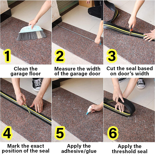 Universal Garage Door Threshold Seal