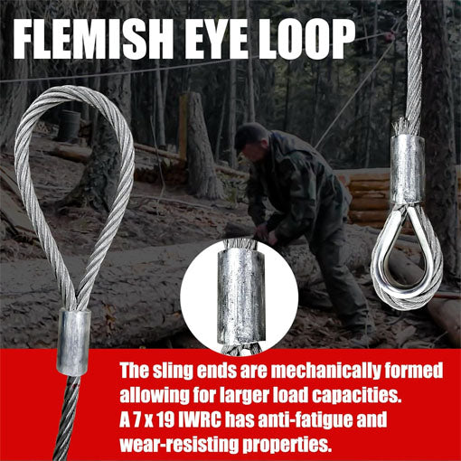 Single Leg Wire Rope Sling