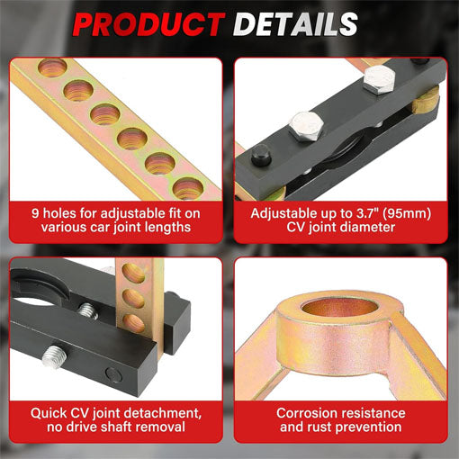 9-Hole Universal CV Joint Puller Tool