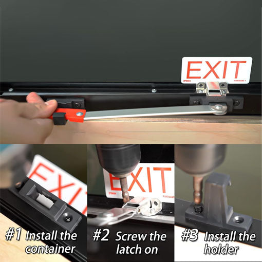 RV Emergency Window Latch