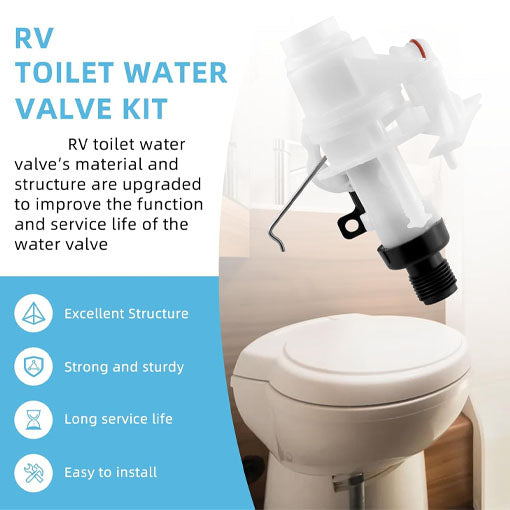 RV Toilet Water Valve Replacement