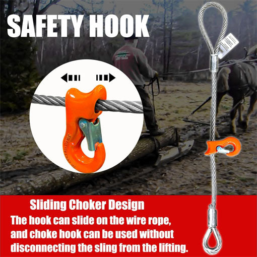 Single Leg Wire Rope Sling