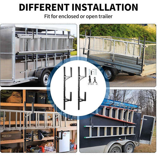 Trailer Side Mount Ladder Rack ~ RVTrailerTractor.com