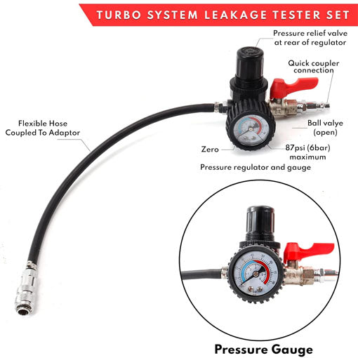 Turbo System Leakage Tester Set