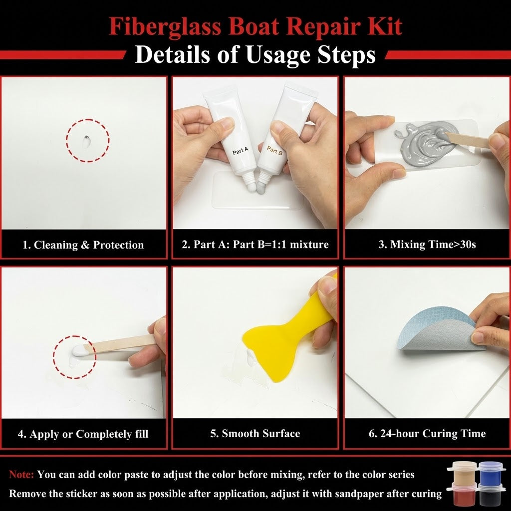 Marine Fiberglass Repair Kit
