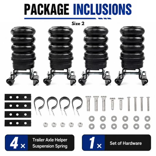 Trailer Axle Helper Suspension Spring Set
