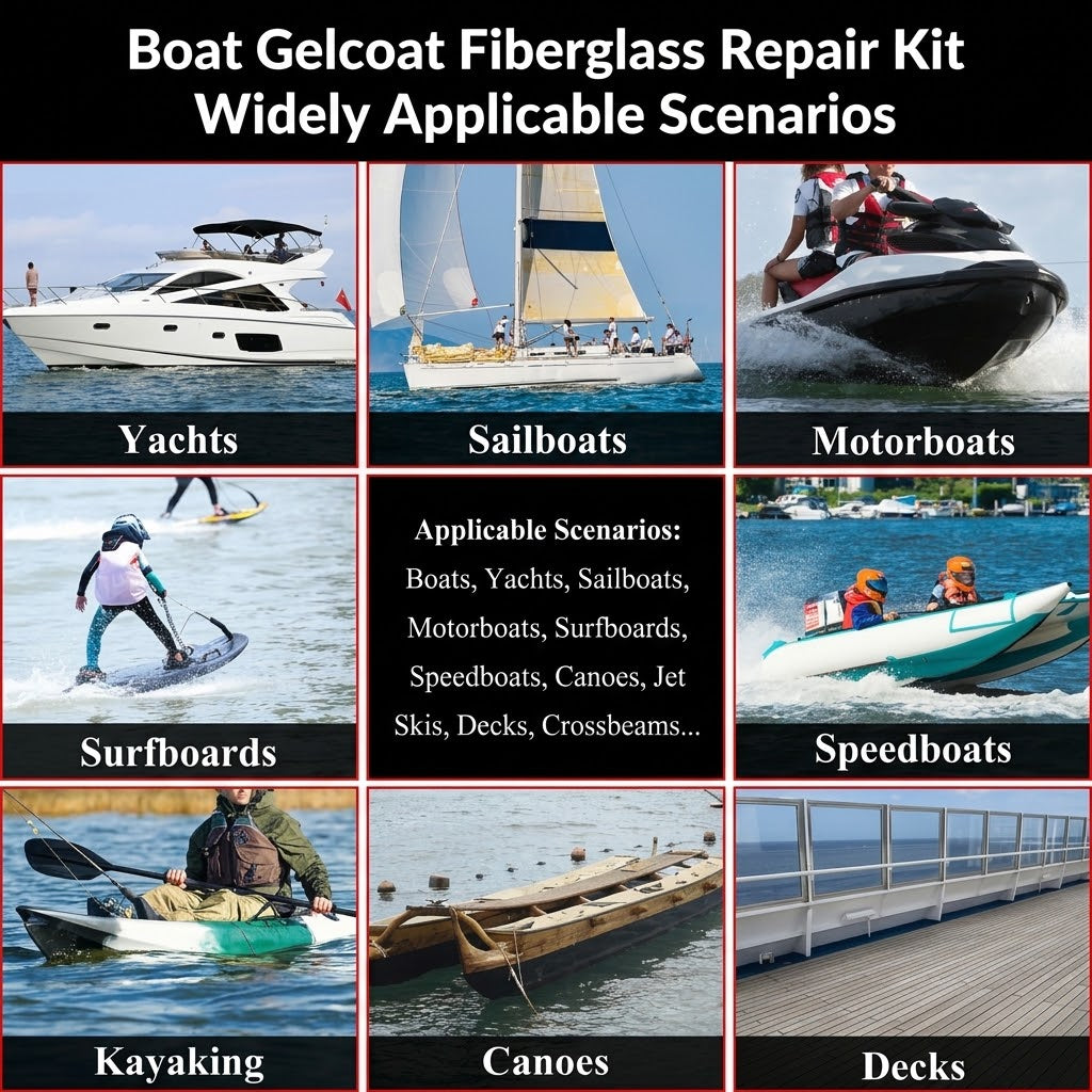 Marine Fiberglass Repair Kit