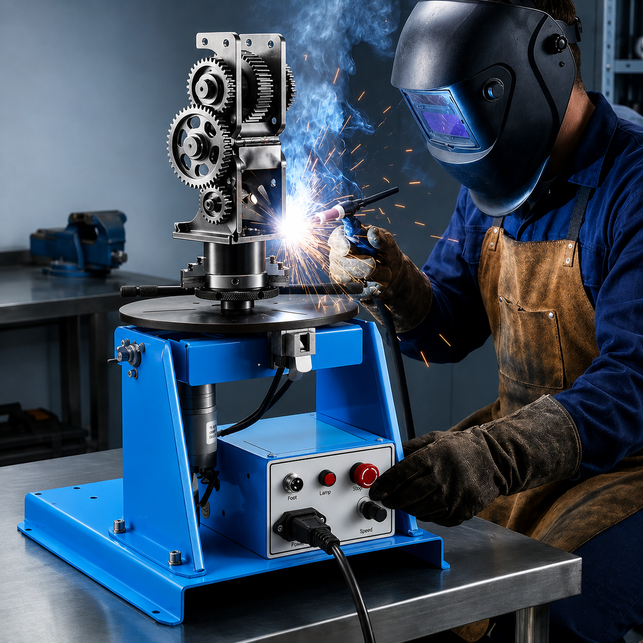 Portable Rotary Welding Positioner Turntable Machine