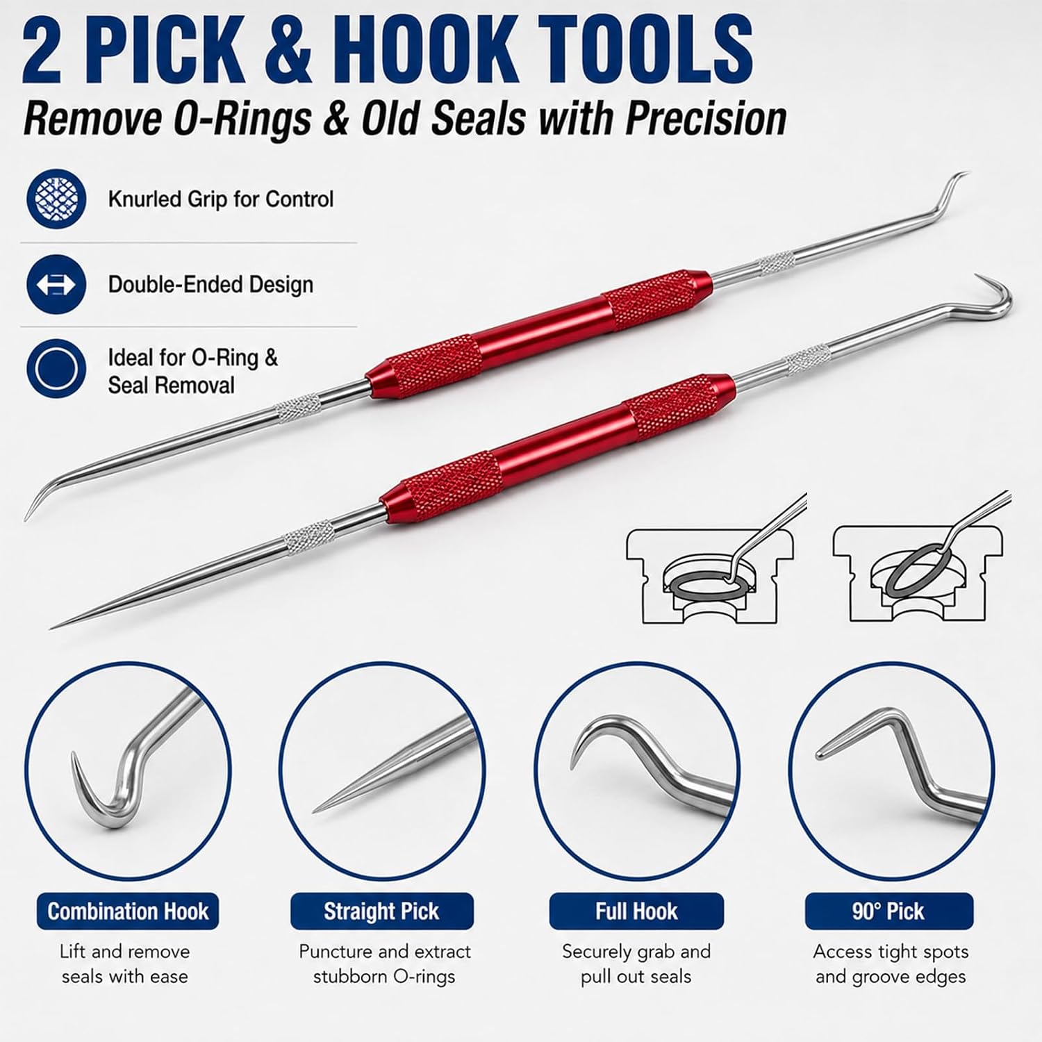 Adjustable Gland Nut Wrench & Hydraulic Seal Installer Kit