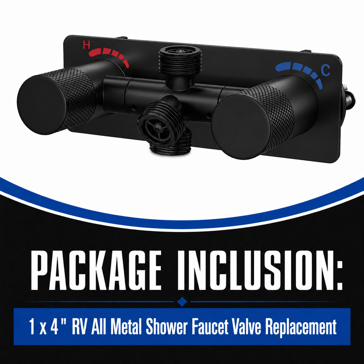 4" RV All Metal Shower Faucet Valve Replacement