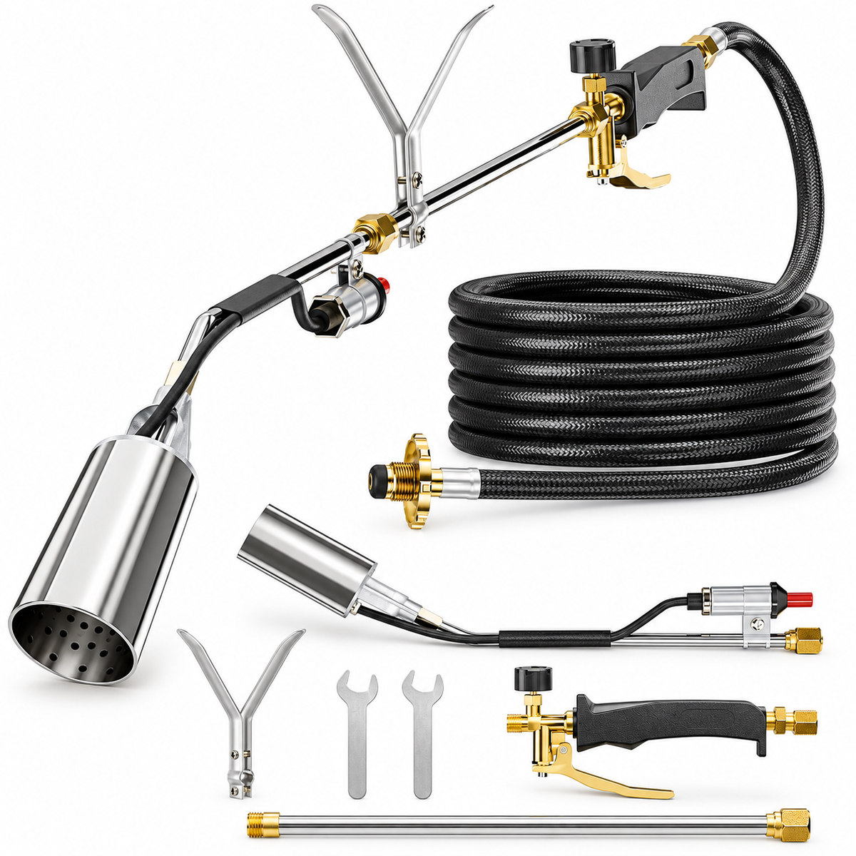 Propane Torch With Dual Flame Control