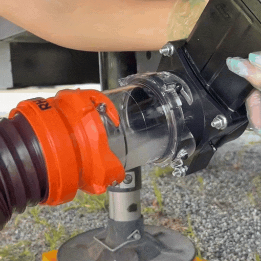 3" RV Clear Waste Valve with Leak-Proof Cap