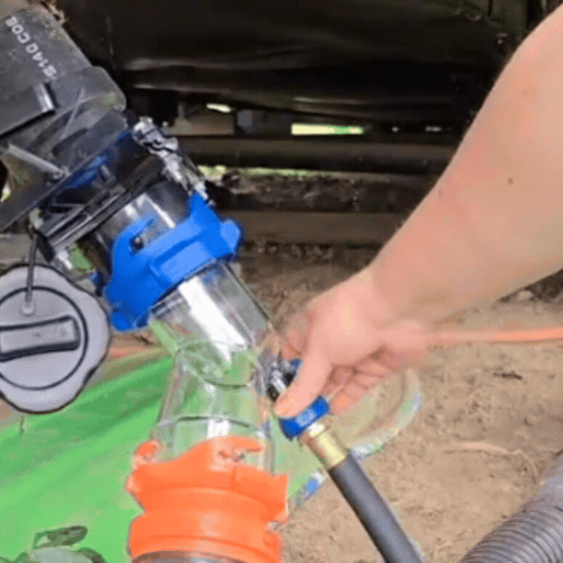 RV Tank Rinser with Gate Valve and Backflow Preventer