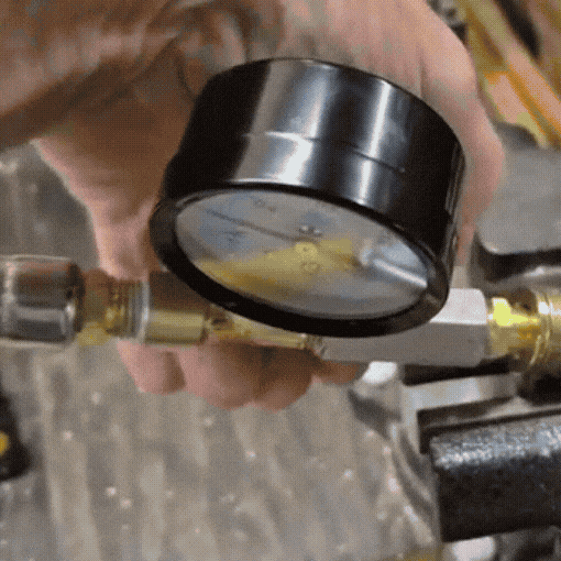 60" RV Winterizing Blow Out Hose Kit with Pressure Gauge