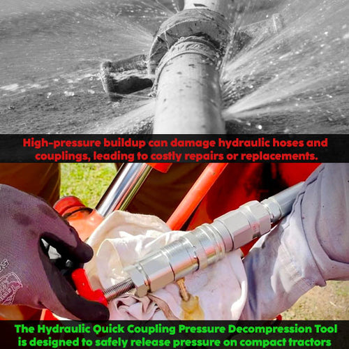 Hydraulic Quick Coupling Pressure Decompression Tool ~ rvtrailertractor.com