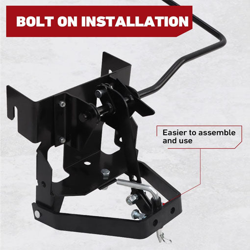 Rear-Mount Sleeve Hitch Attachment for Garden Tractors
