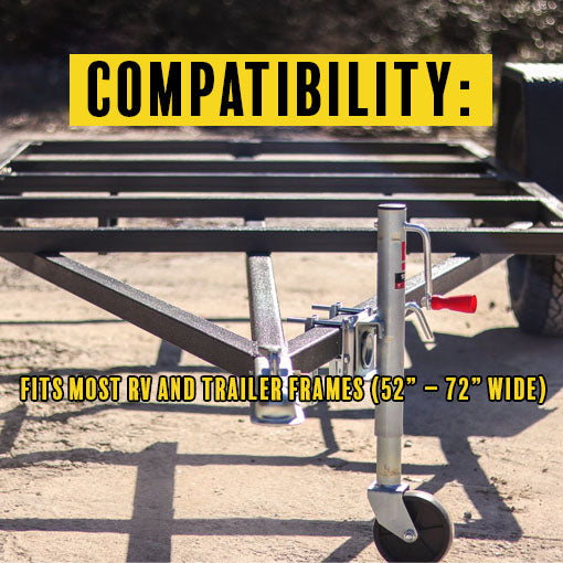 RV Retractable Spare Tire Carrier