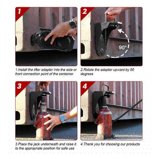 Shipping Container Jack Lug Leveler