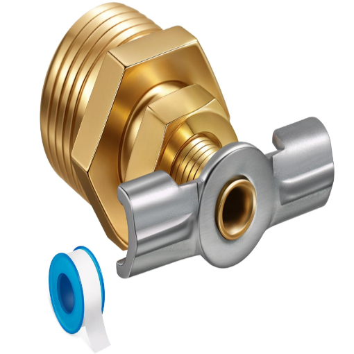 2-Pack 1/2" RV Water Heater Drain Valve Replacement