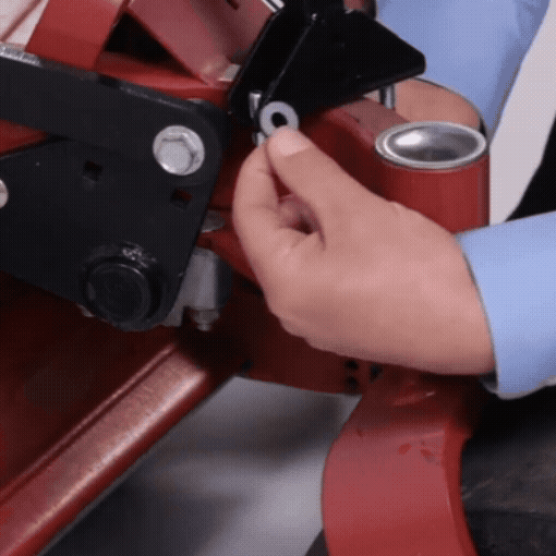 Zero Turn Mower Bucket Holder With Assist Handle
