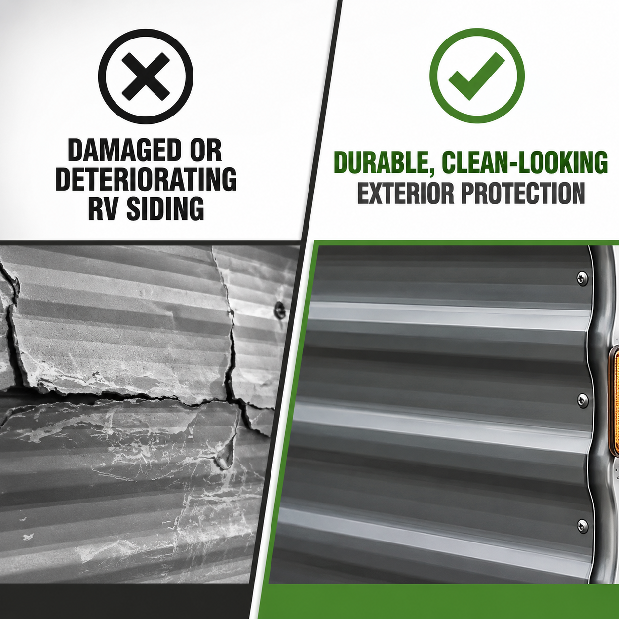 Metal Aluminum RV & Trailer Siding Replacement