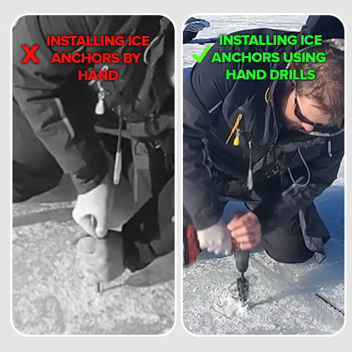 Universal Ice Anchor Drill Adapter