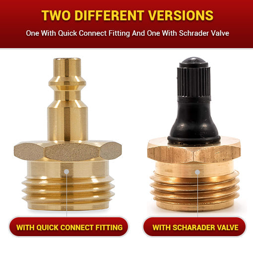 RV Brass Blow Out Plug