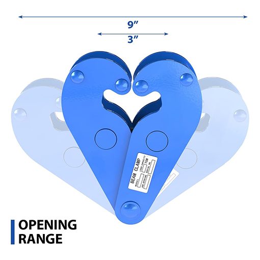 Heavy Duty Vertical Beam Clamp