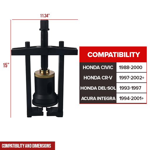 Rear Trailing Arm Bushing Remover and Installer Tool