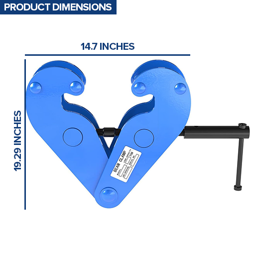 Heavy Duty Vertical Beam Clamp