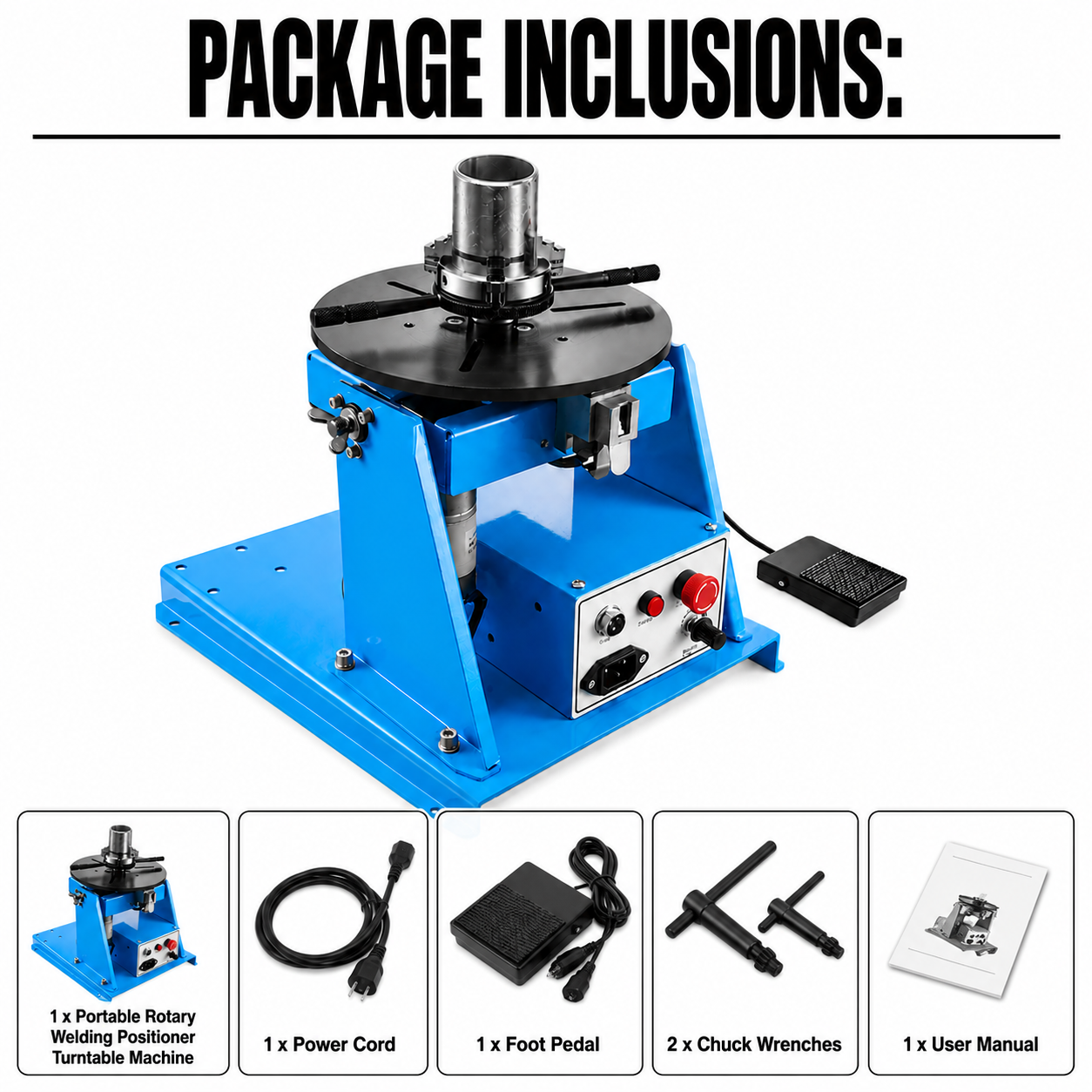 Portable Rotary Welding Positioner Turntable Machine