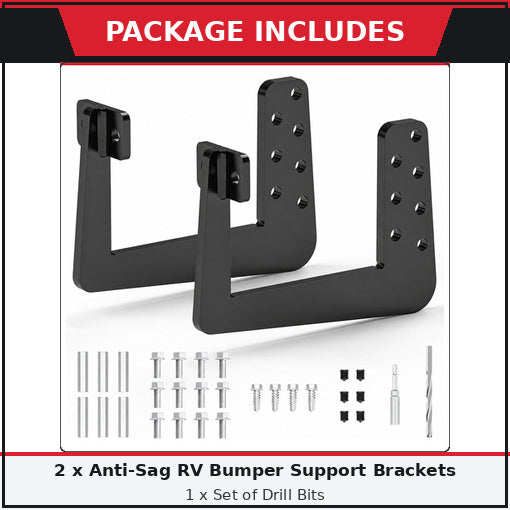 Anti-Sag RV Bumper Support Brackets